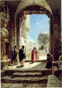 Arab or Arabic people and life. Orientalism oil paintings 214, unknow artist